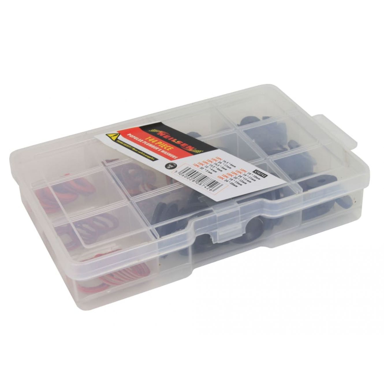 Popular Plumbers Washer Kit 144 Piece ARC557000