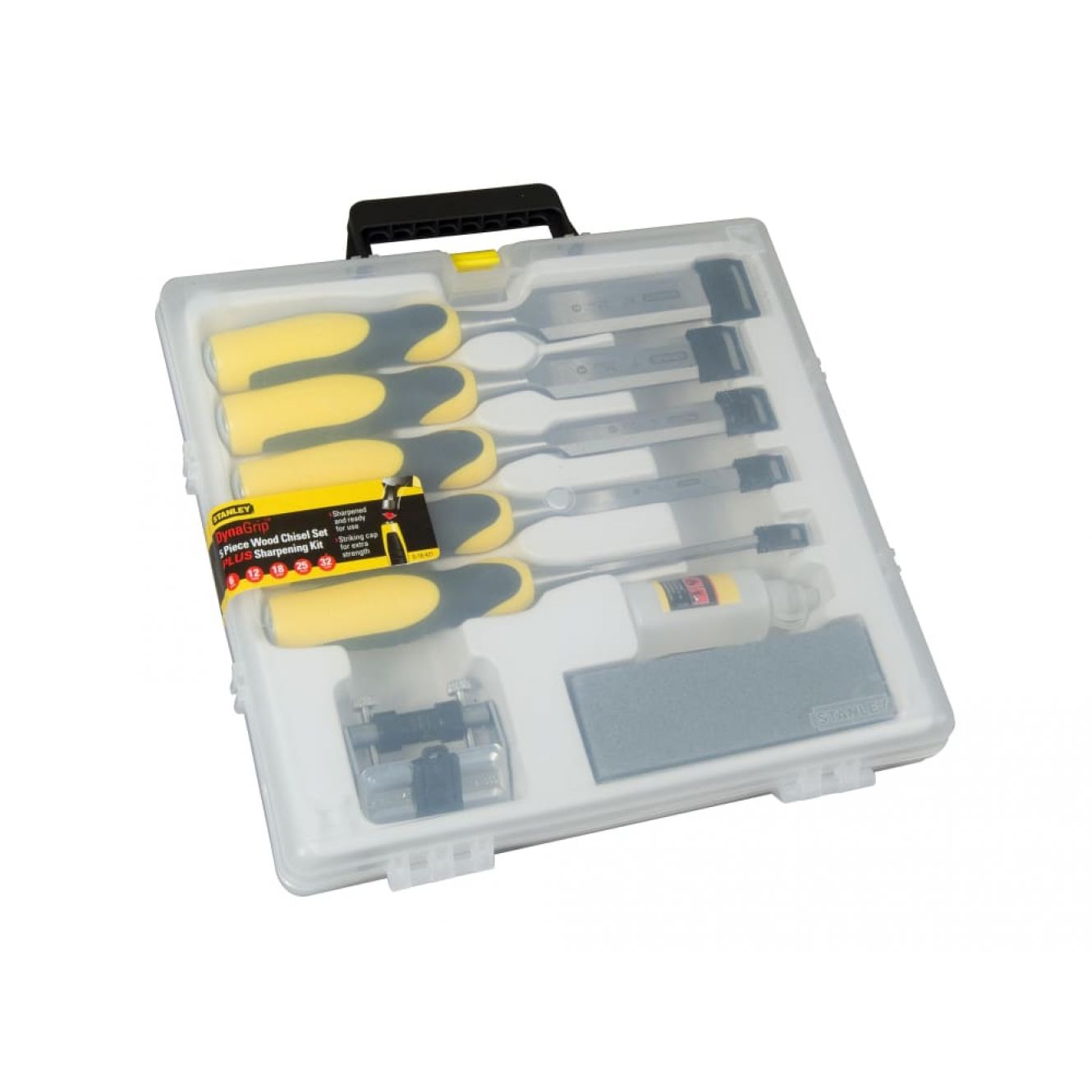 DYNAGRIP™ Chisel with Strike Cap Set, 5 Piece + Accessories STA516421