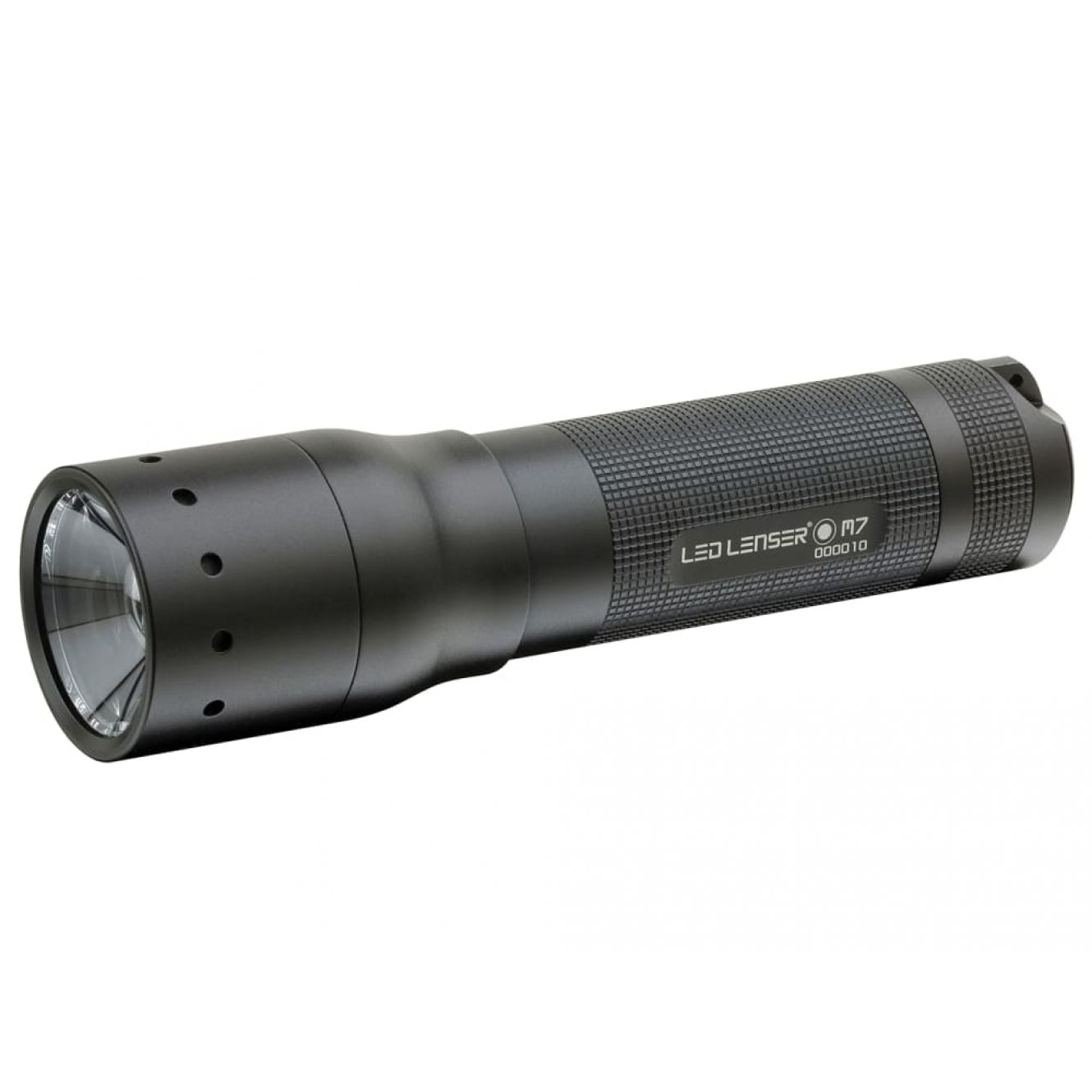 M7R Multi Function Rechargeable Torch Black LED8407R