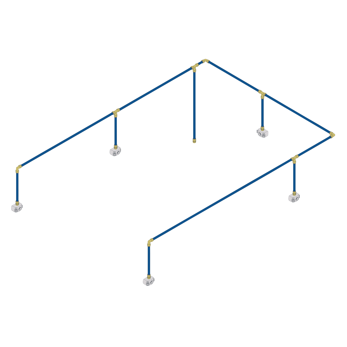 Sharkbite® 36m 5-Drop Air Supply System Kit SBAKIT5