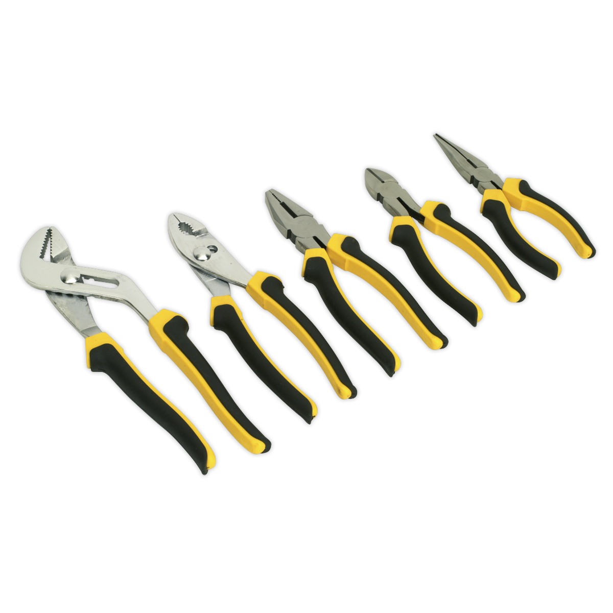 Comfort Grip Pliers Set 5pc S0646