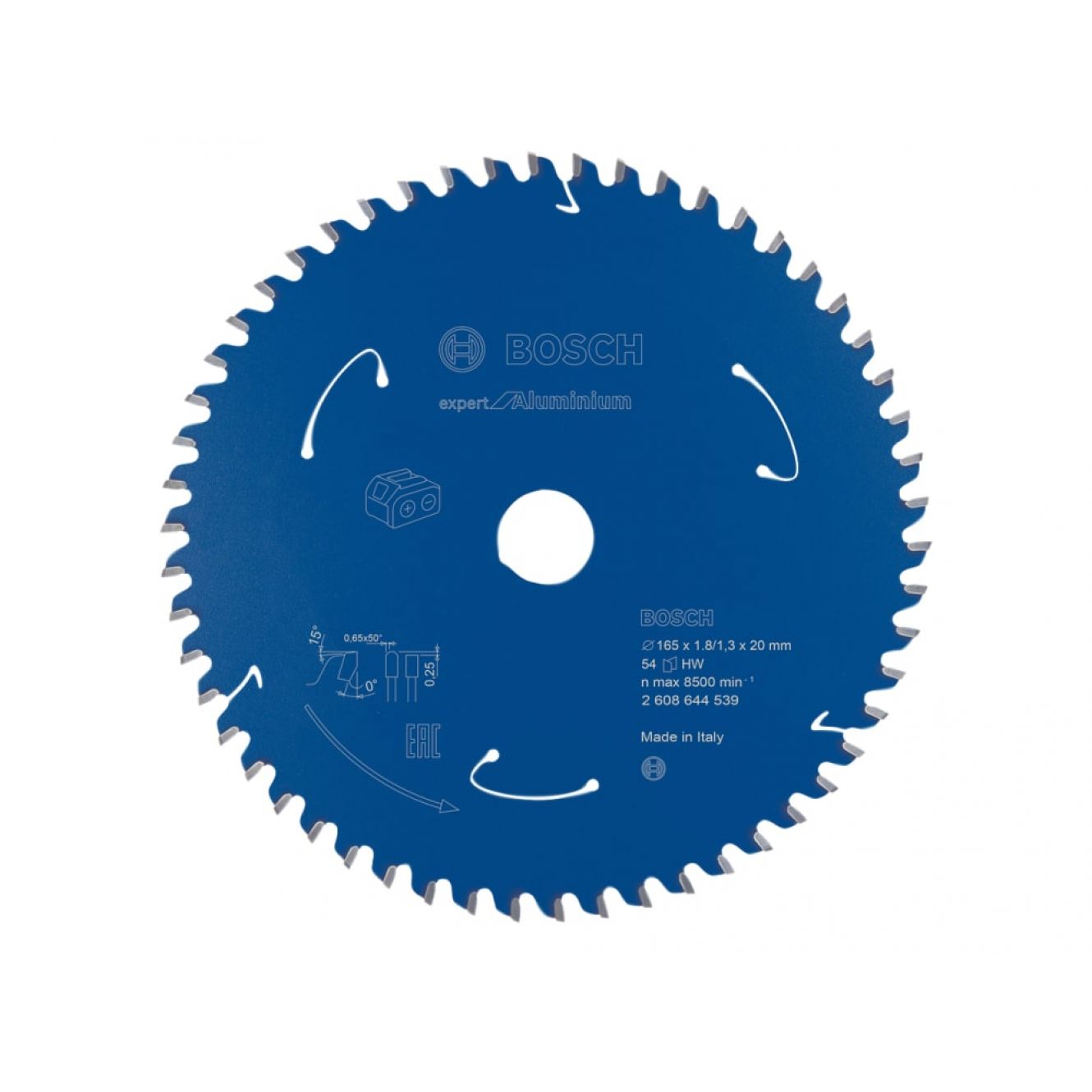 Expert for Aluminium Circular Saw Blade for Cordless Saws 165 x 20mm x 54T BPA608644539