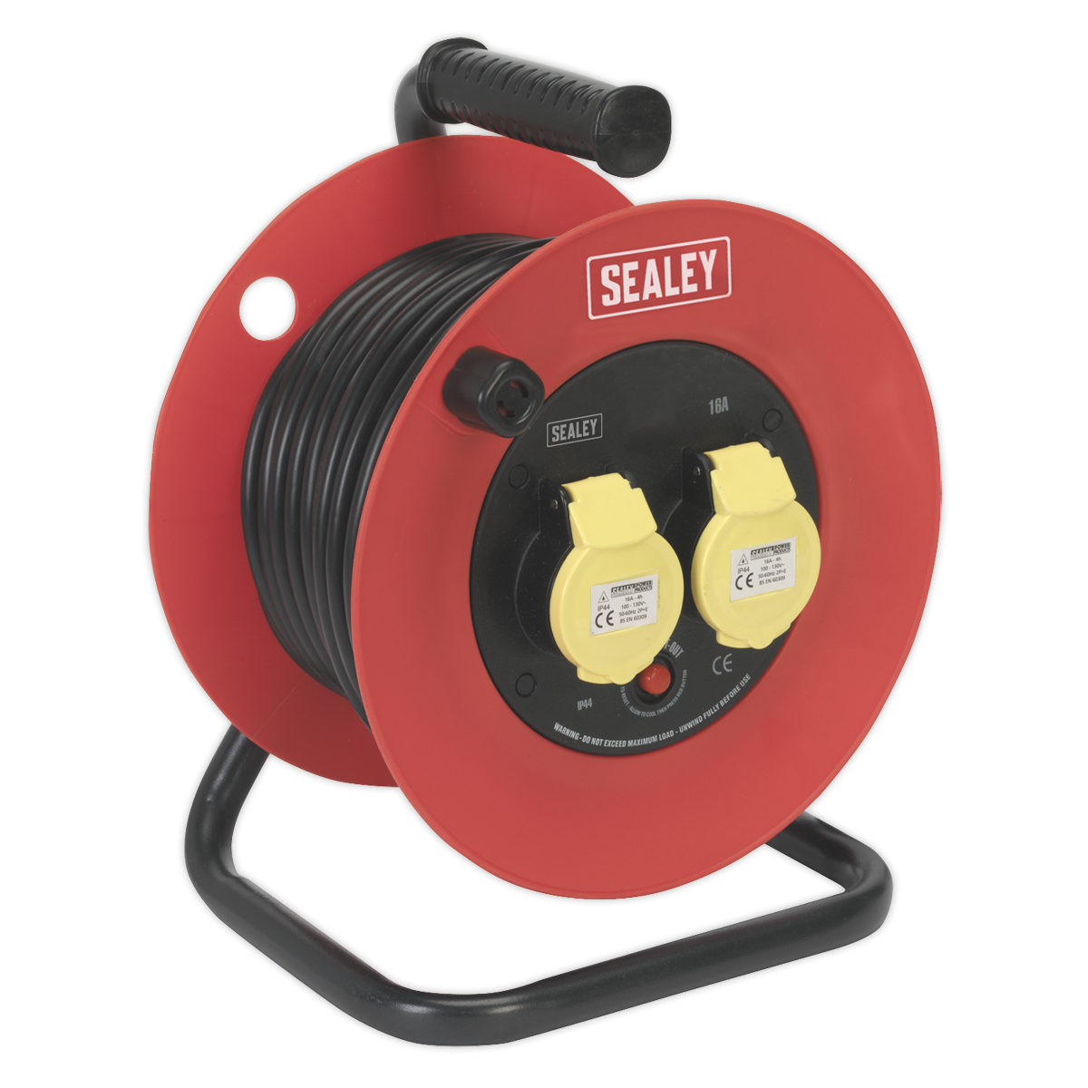 Cable Reel 25m 2 x 110V 1.5mm² Heavy-Duty Thermal Trip CR12515