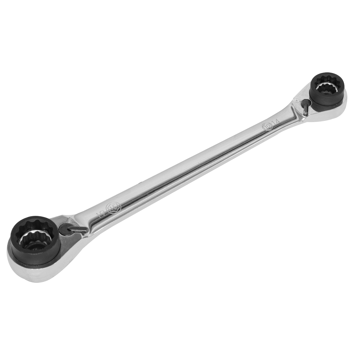 Ratchet Ring Spanner 8-in-1 Reversible Metric AK6391