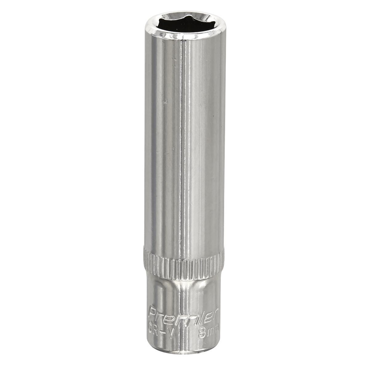 WallDrive® Socket 8mm Deep 1/4"Sq Drive Fully Polished SP1408D