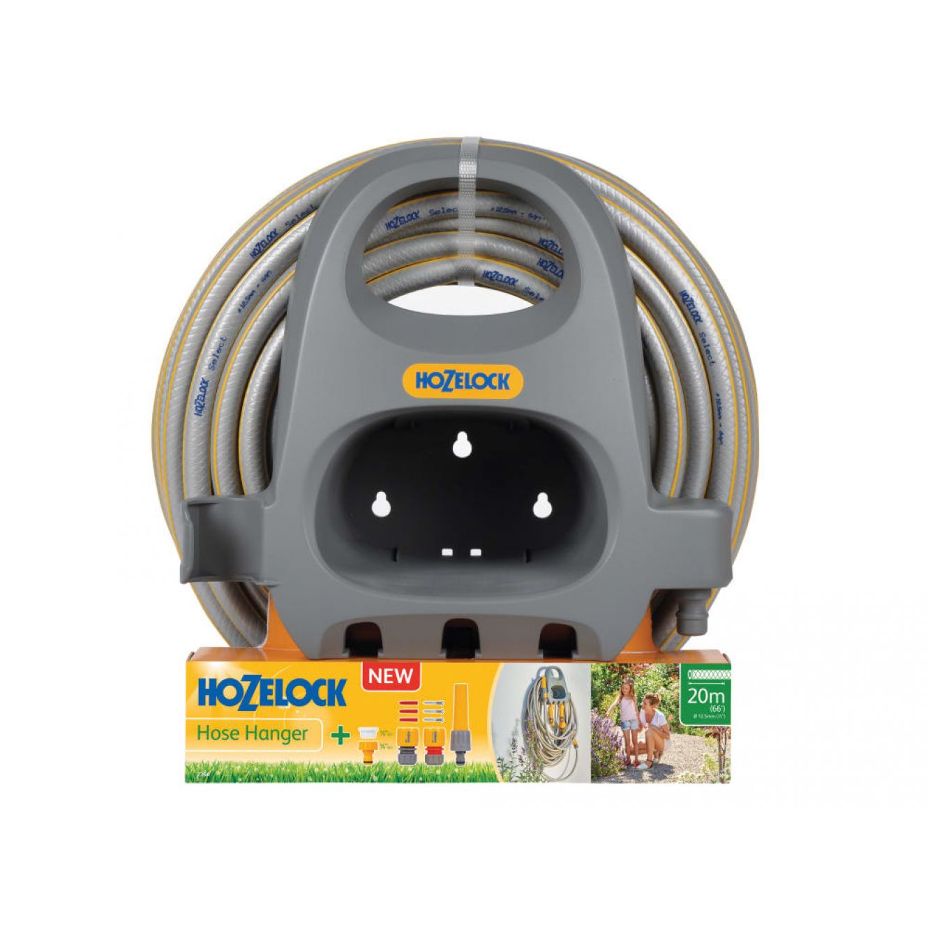 2364 Hose Hanger with 20m Hose & Fittings HOZ2364