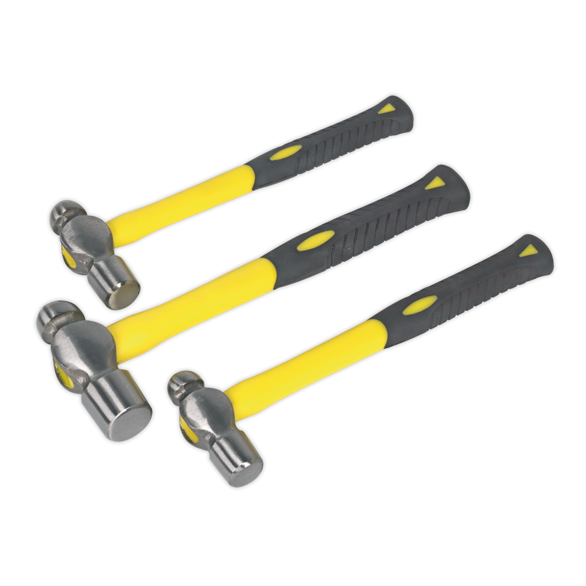 Ball Pein Hammer Set 3pc with Fibreglass Shafts AK2031