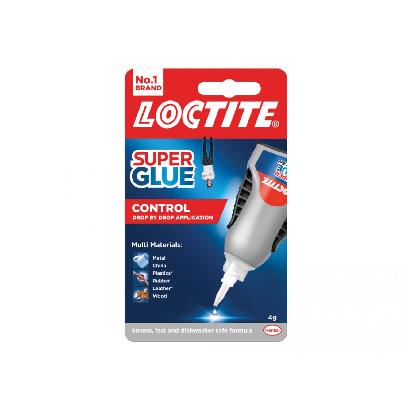 Super Glue Liquid, Control Bottle 4g LOCSGLC4GNR