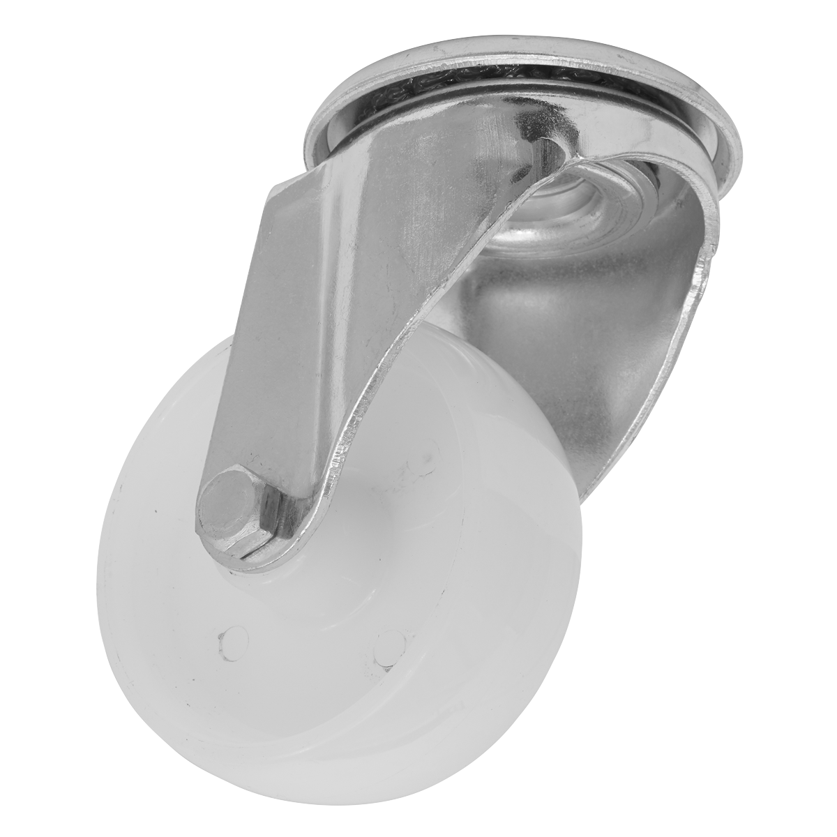 Heavy-Duty Nylon Castor Wheel Bolt Hole Ø80mm - Trade SCW480SBEM