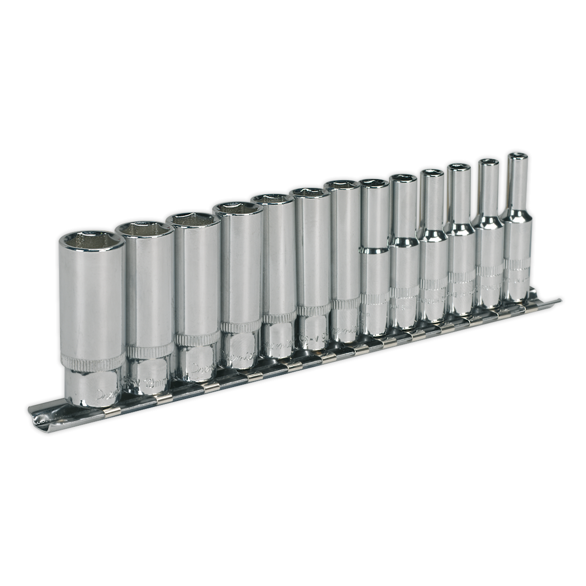 Socket Set 13pc 1/4"Sq Drive Deep WallDrive® Metric AK2692