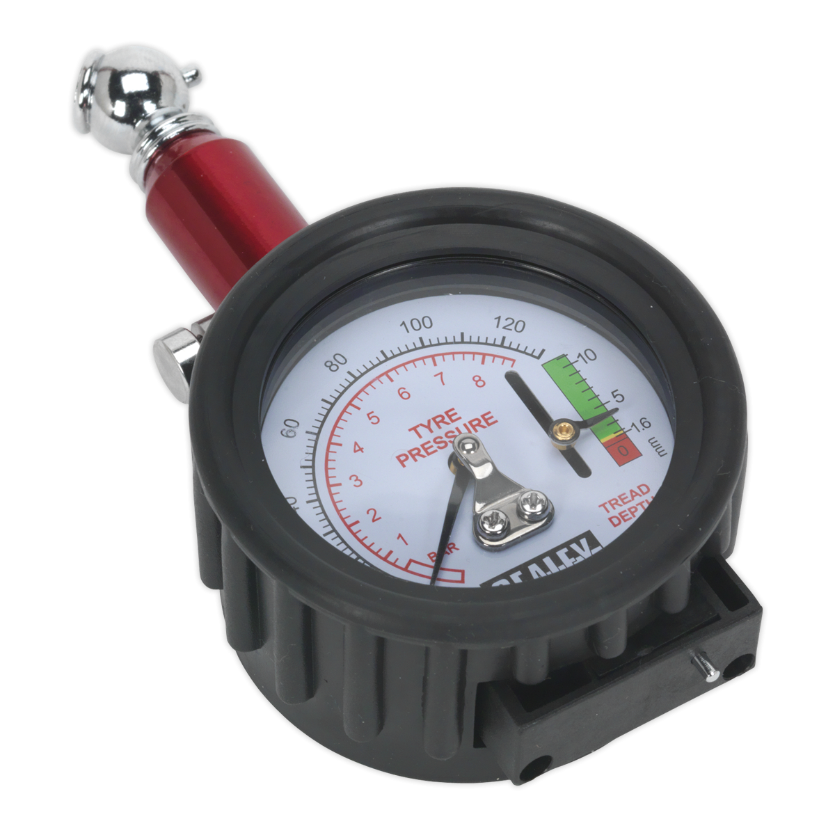 Tyre Pressure Gauge with Tyre Tread Depth Gauge 0-8bar(0-120psi) TSTPDG01