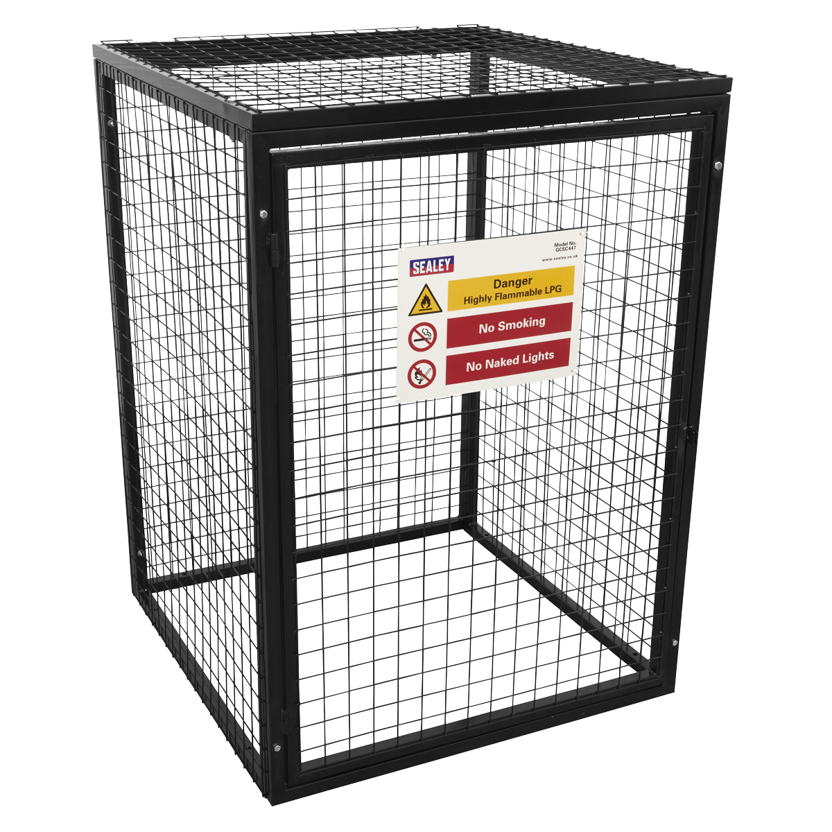 Safety Cage - 4 x 47kg Gas Cylinders GCSC447