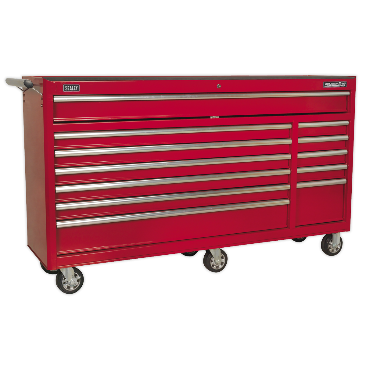Rollcab 12 Drawer with Ball-Bearing Slides Heavy-Duty - Red AP6612