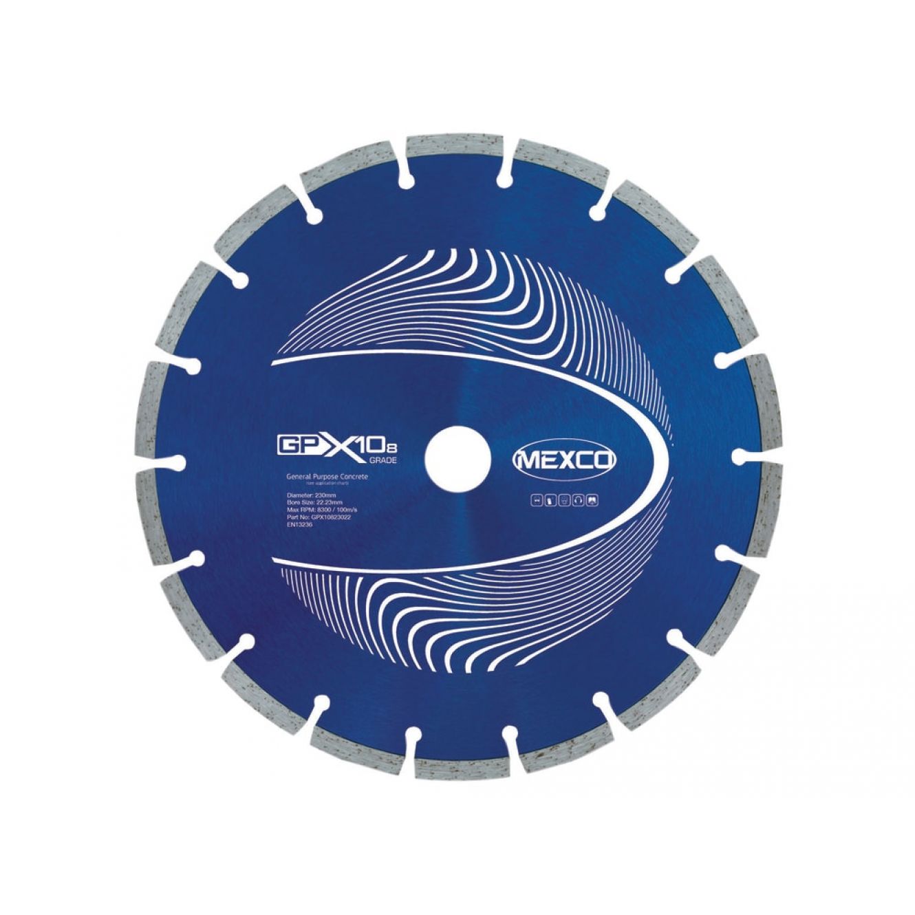 GPX10-8 Concrete Diamond Blade