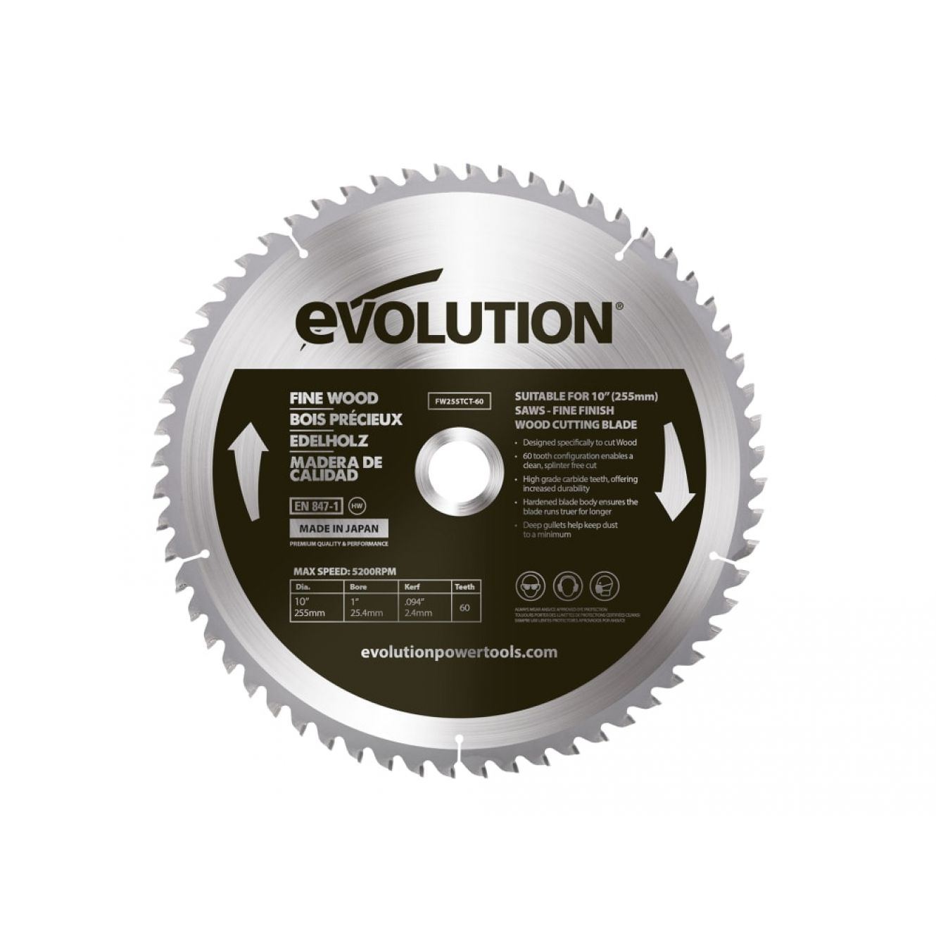 Fine Wood Mitre/Table Saw Blade