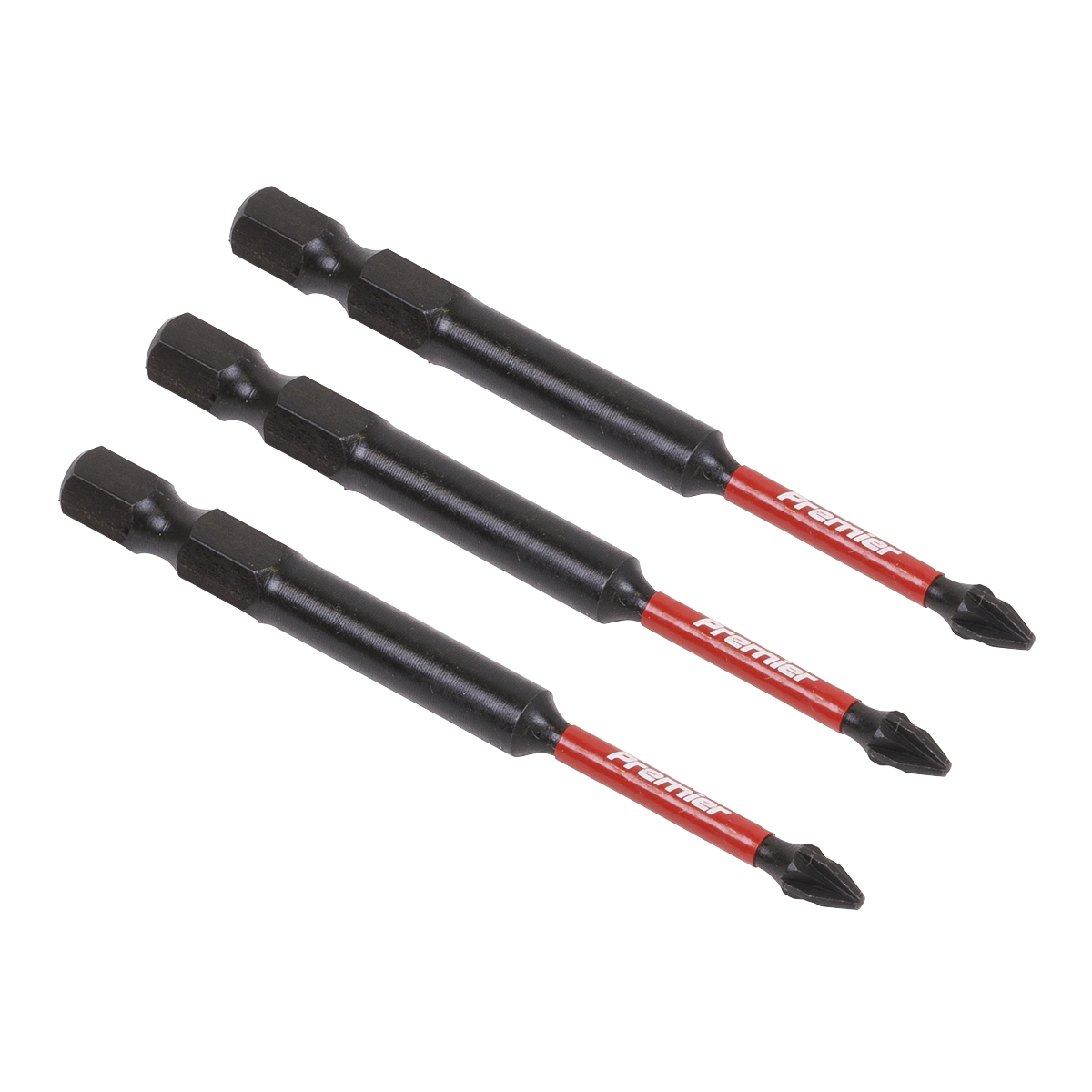Pozi #1 Impact Power Tool Bits 75mm - 3pc AK8257