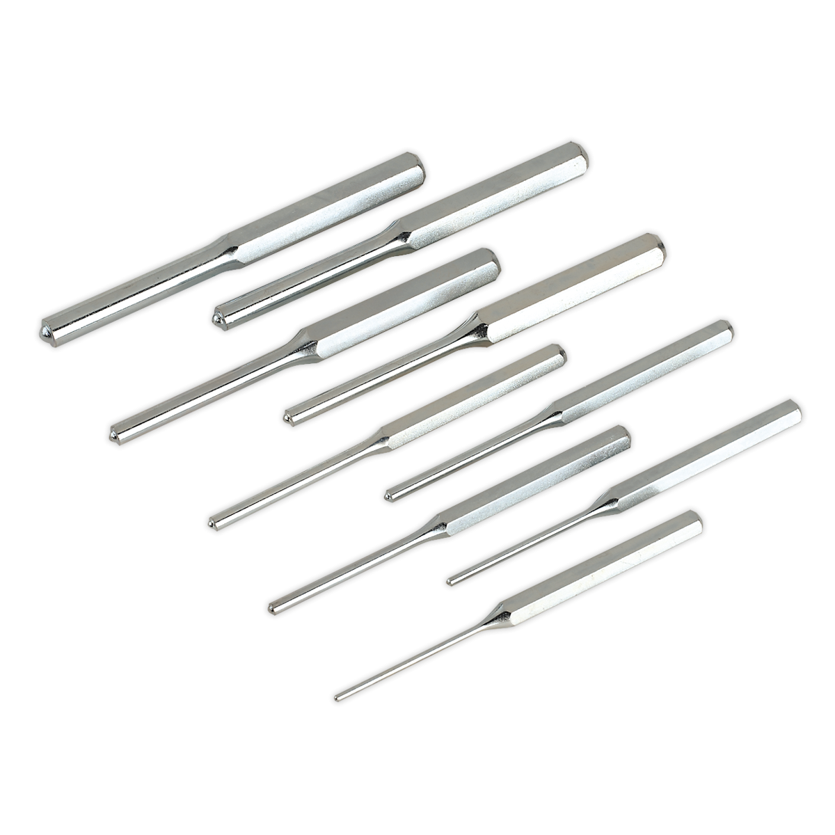 Roll Pin Punch Set 9pc 3-12mm Metric AK9109M