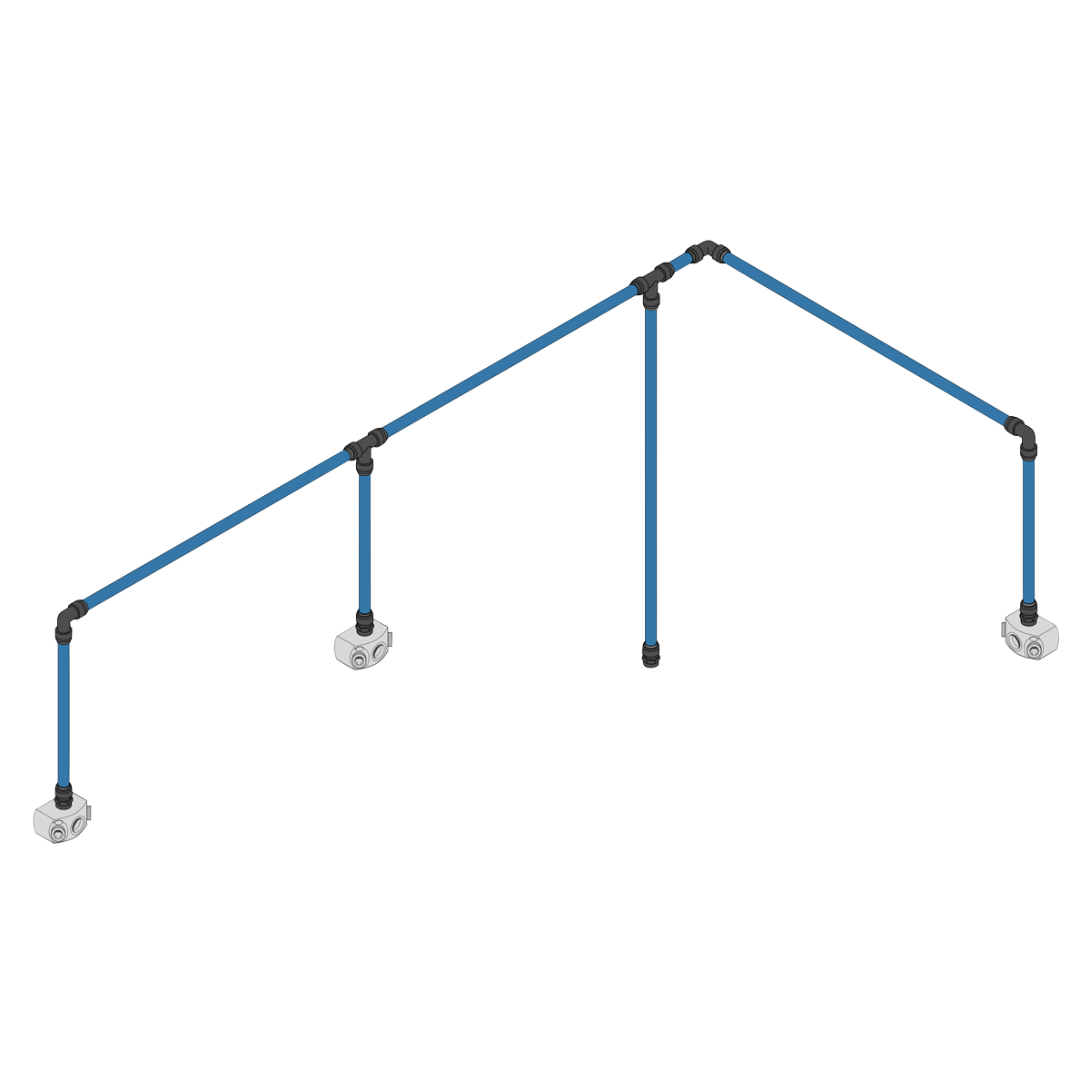Speedfit® 18m 3-Drop Air Supply System Kit CASKIT3