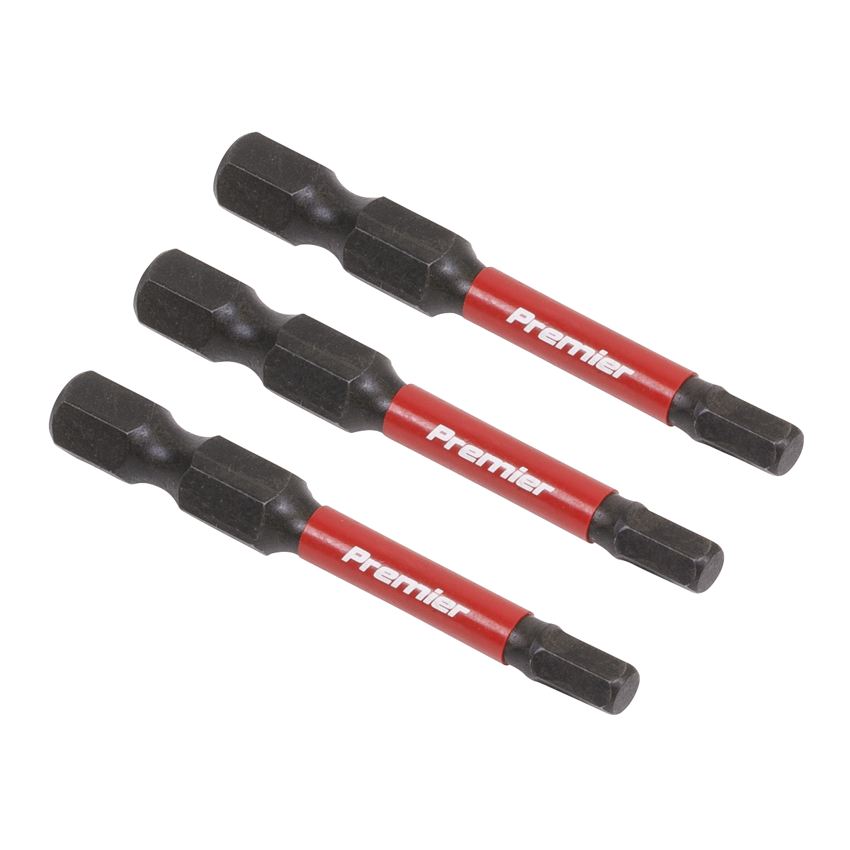 Hex 4mm Impact Power Tool Bits 50mm - 3pc AK8237