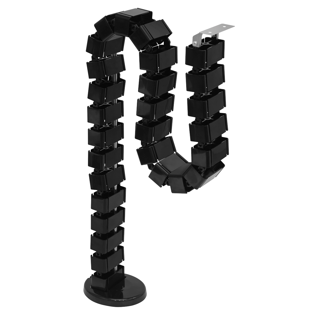 Dellonda Standing Vertical Flexible Wire Cable Tidy Management System 1.3M Ø75mm DH23