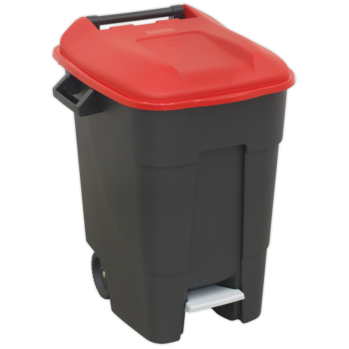 Refuse/Wheelie Bin with Foot Pedal 100L - Red BM100PR