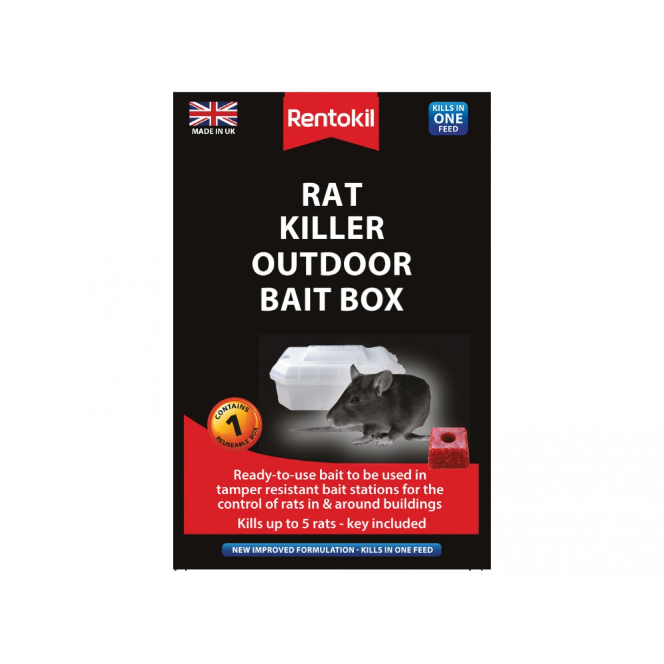 Rat Killer Outdoor Bait Box RKLPSR71