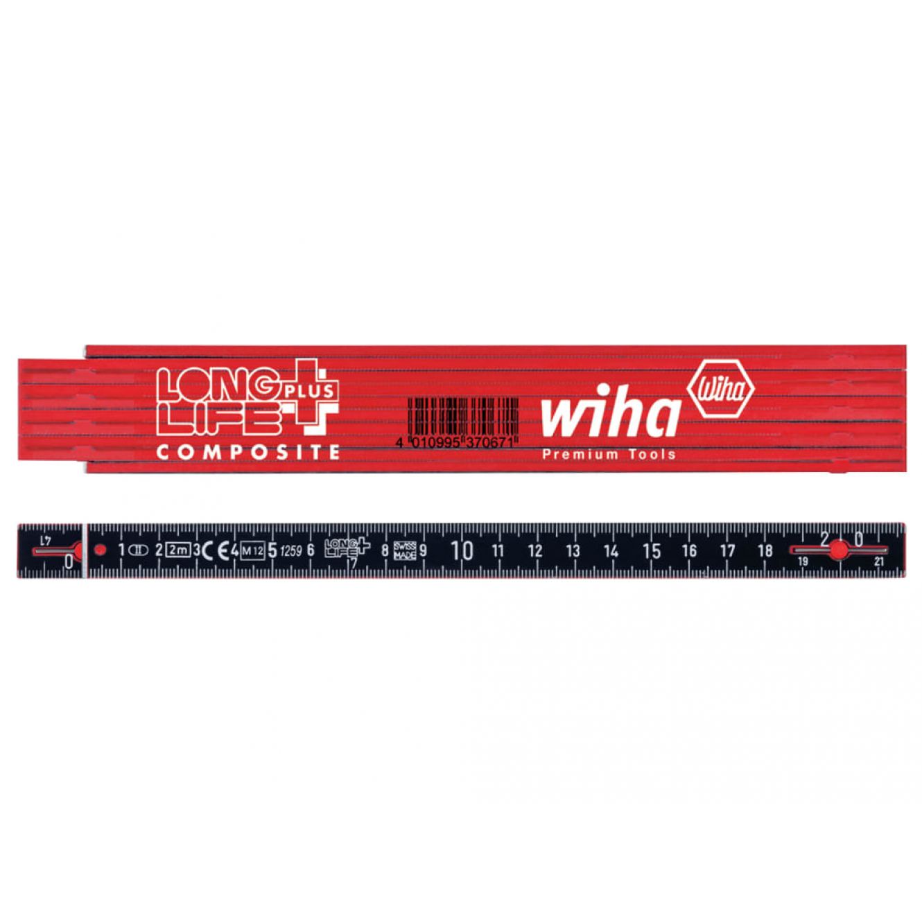 LongLife Plus Composite Folding Ruler 2m WHA37067