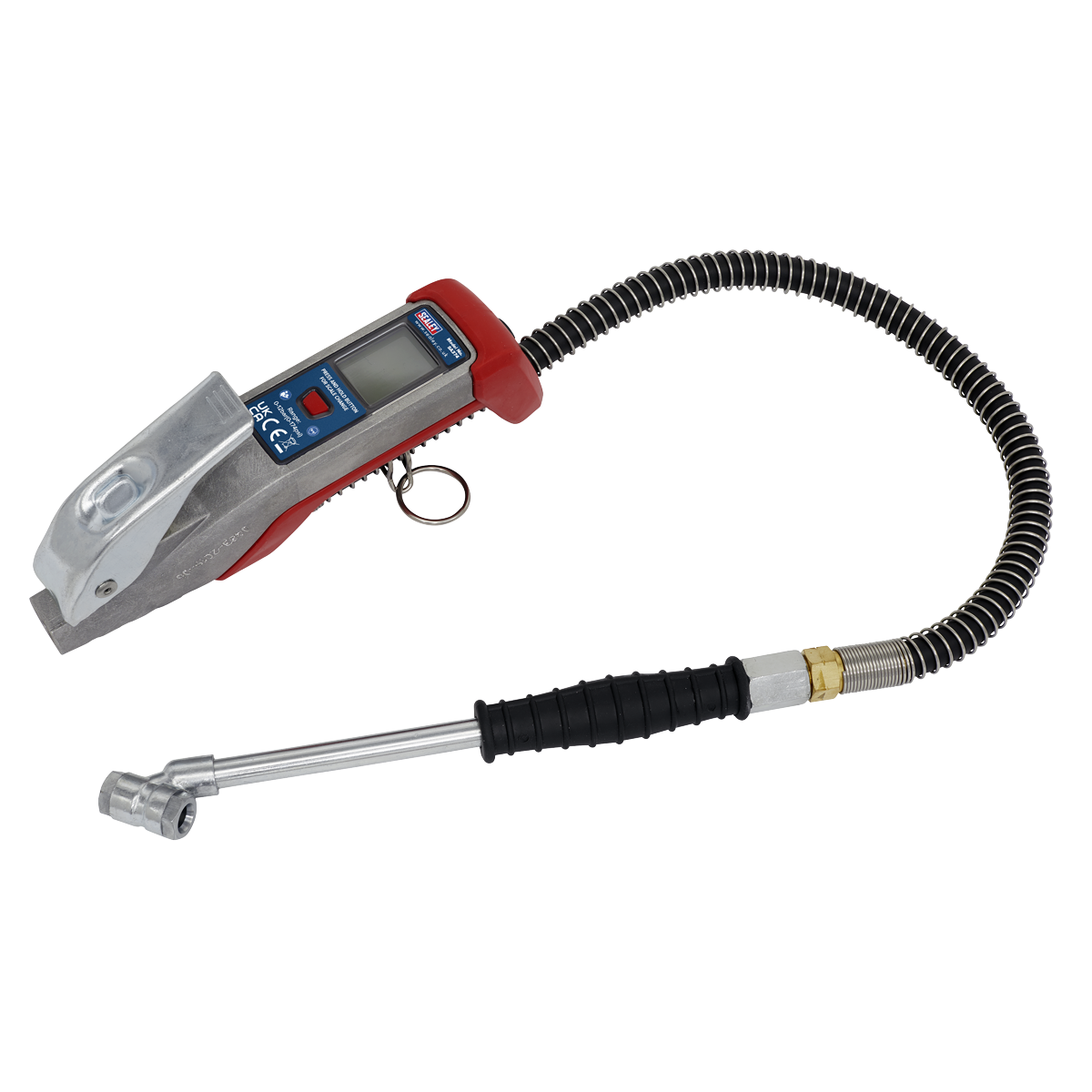 Digital Tyre Inflator 0.5m Hose with Twin Push-On Connector SA374