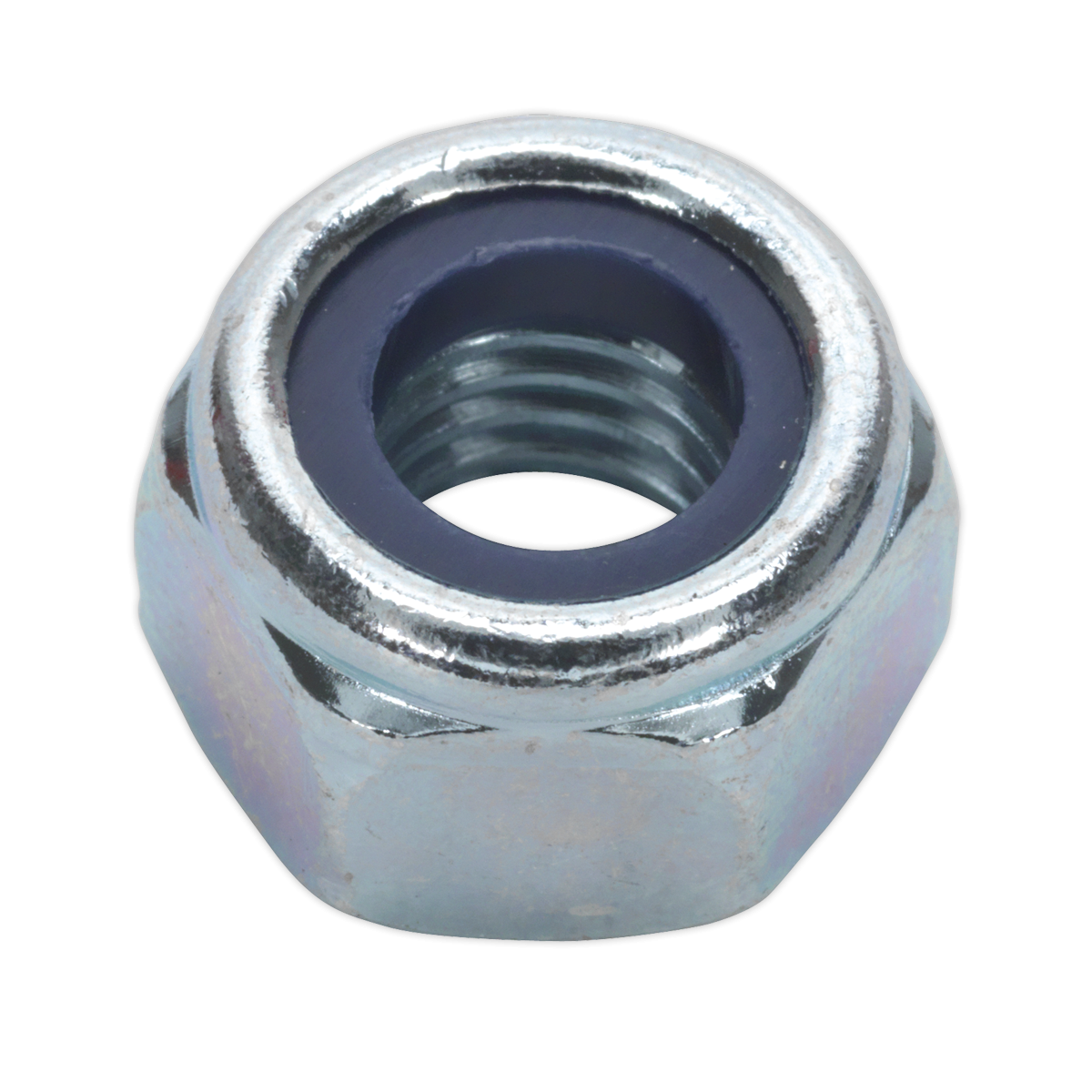 Nylon Locknut M10 Zinc Pack of 100 NLN10