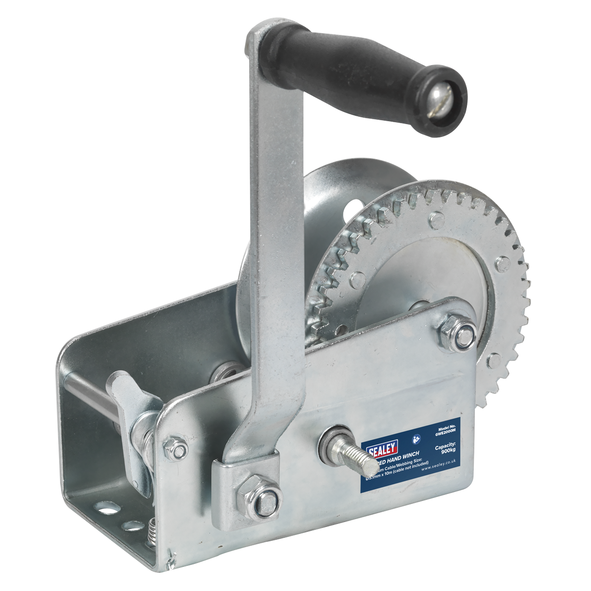 Geared Hand Winch 900kg Capacity GWE2000M