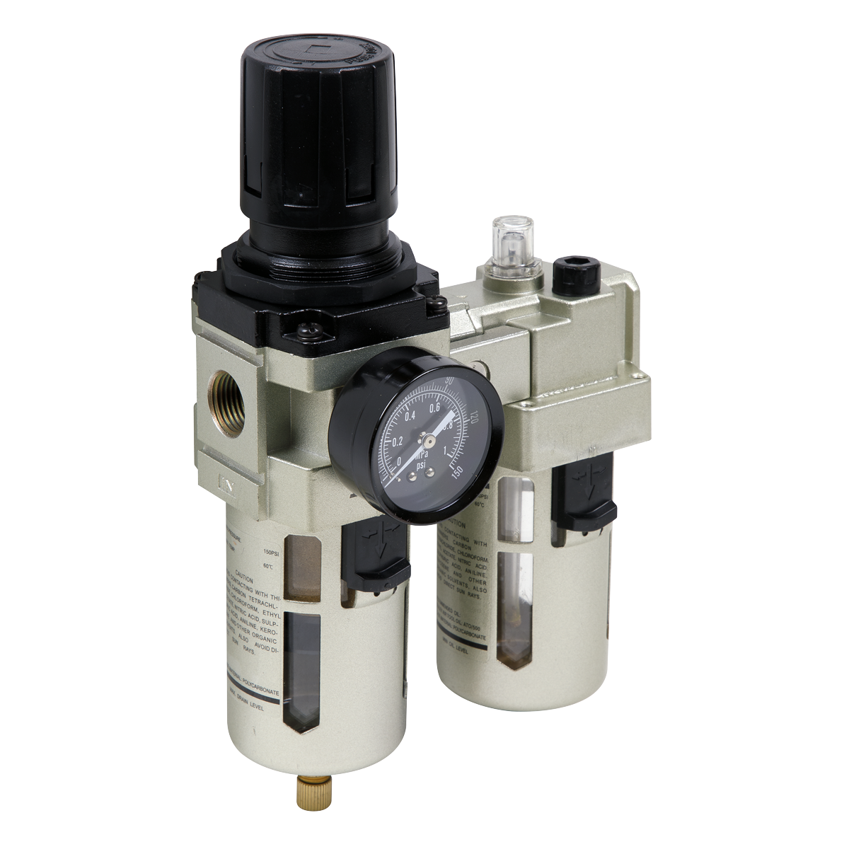 Air Filter/Regulator/Lubricator Max Airflow 105cfm SA206