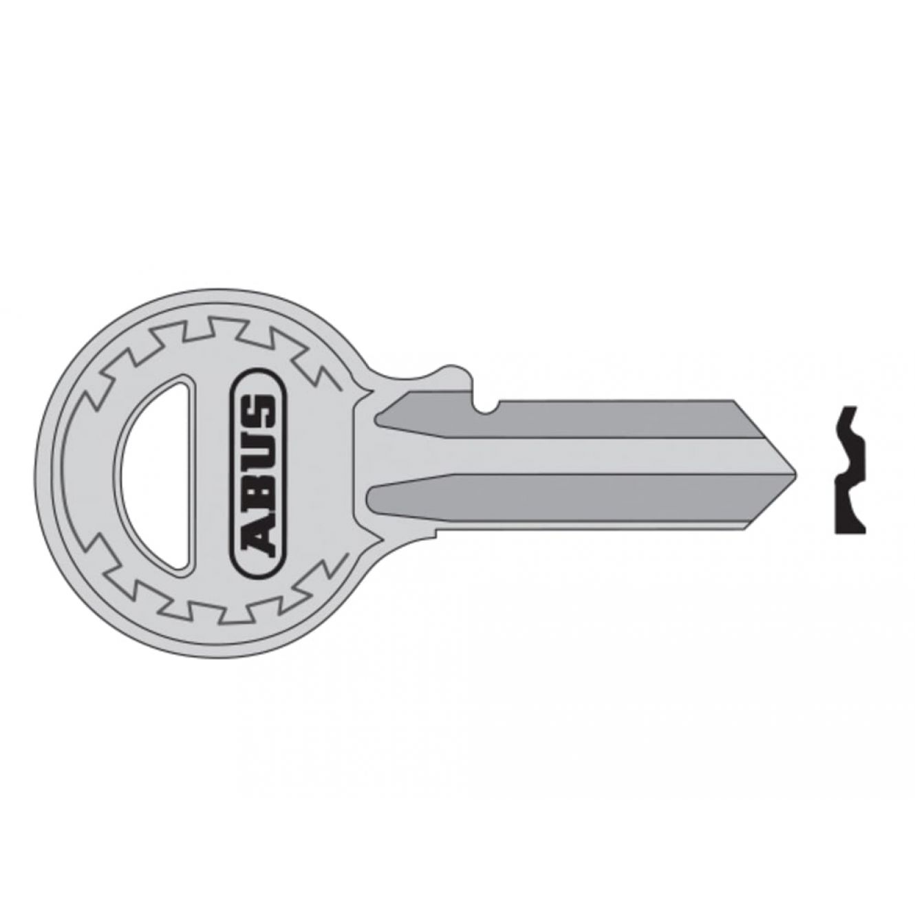 84/40 40mm R Key Blank ABUKB00681