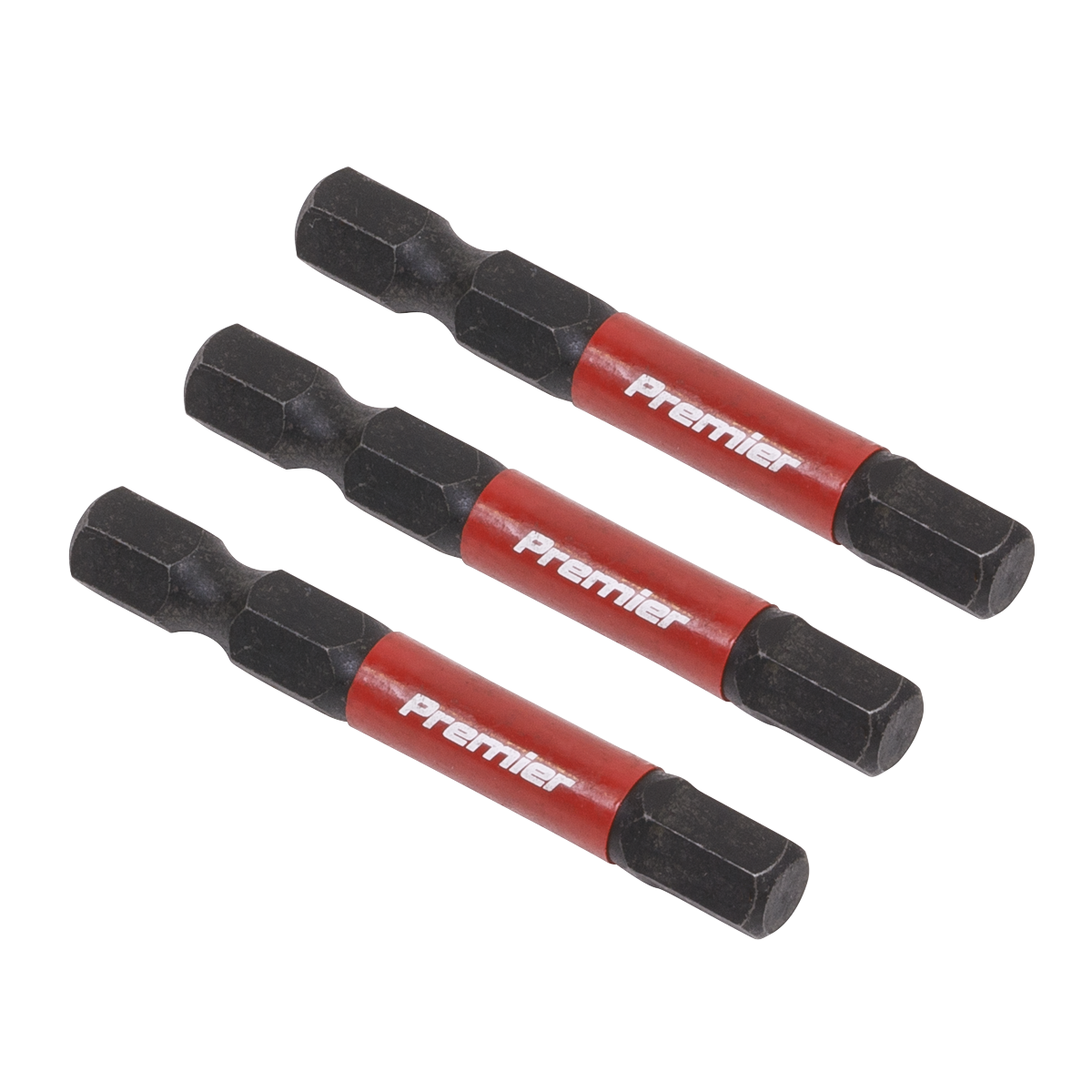 Hex 6mm Impact Power Tool Bits 50mm - 3pc AK8239