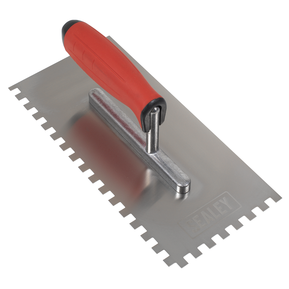 Stainless Steel 270mm Notch Trowel - Rubber Handle - 8mm T7808