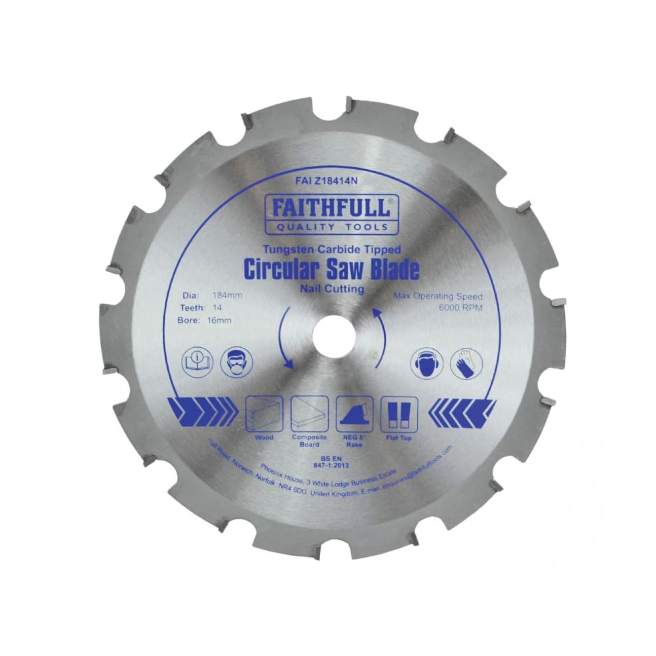 Professional Nail Cutting TCT Circular Saw Blade
