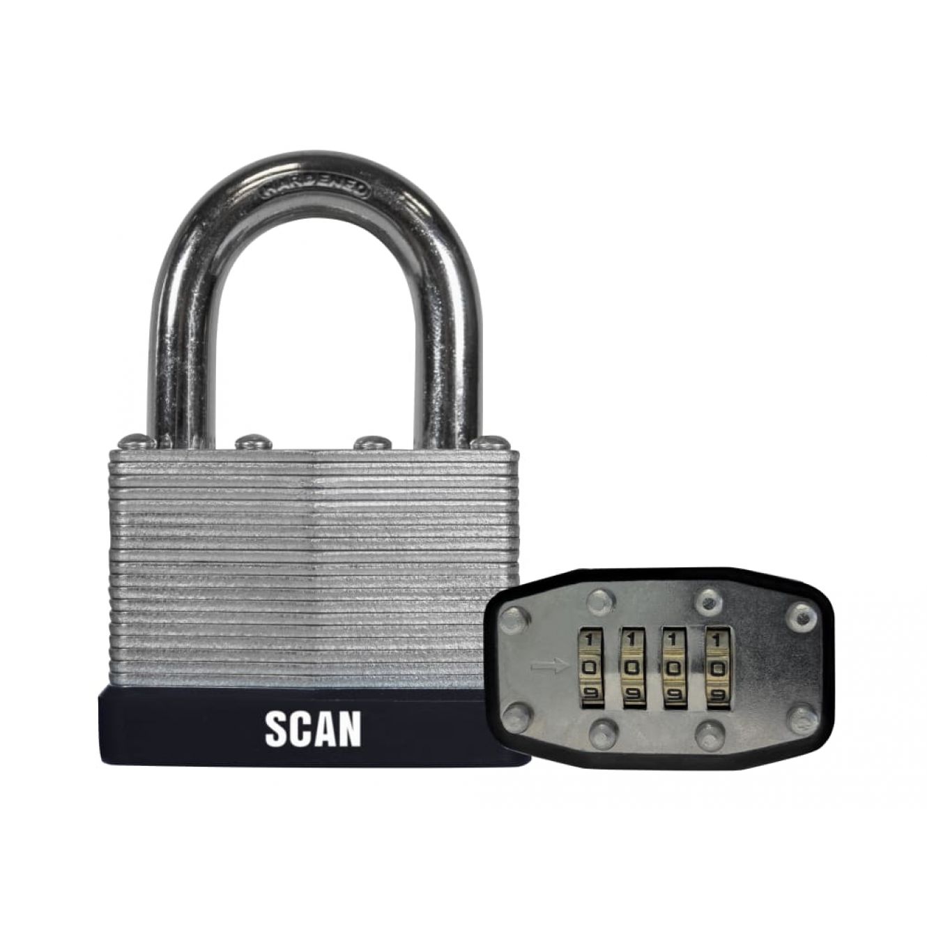 Laminated Steel Combination Padlock 50mm SCAPLLAM50C