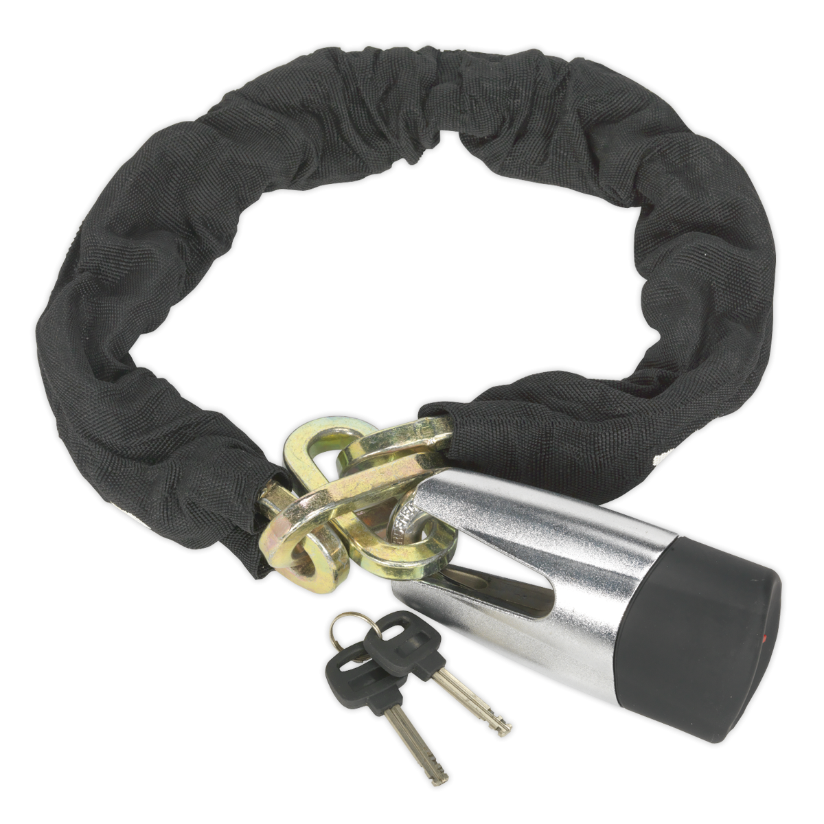 Motorcycle Chain & Disc Lock 10.5 x 10.5 x 900mm 4* ART Approved CLA109DL