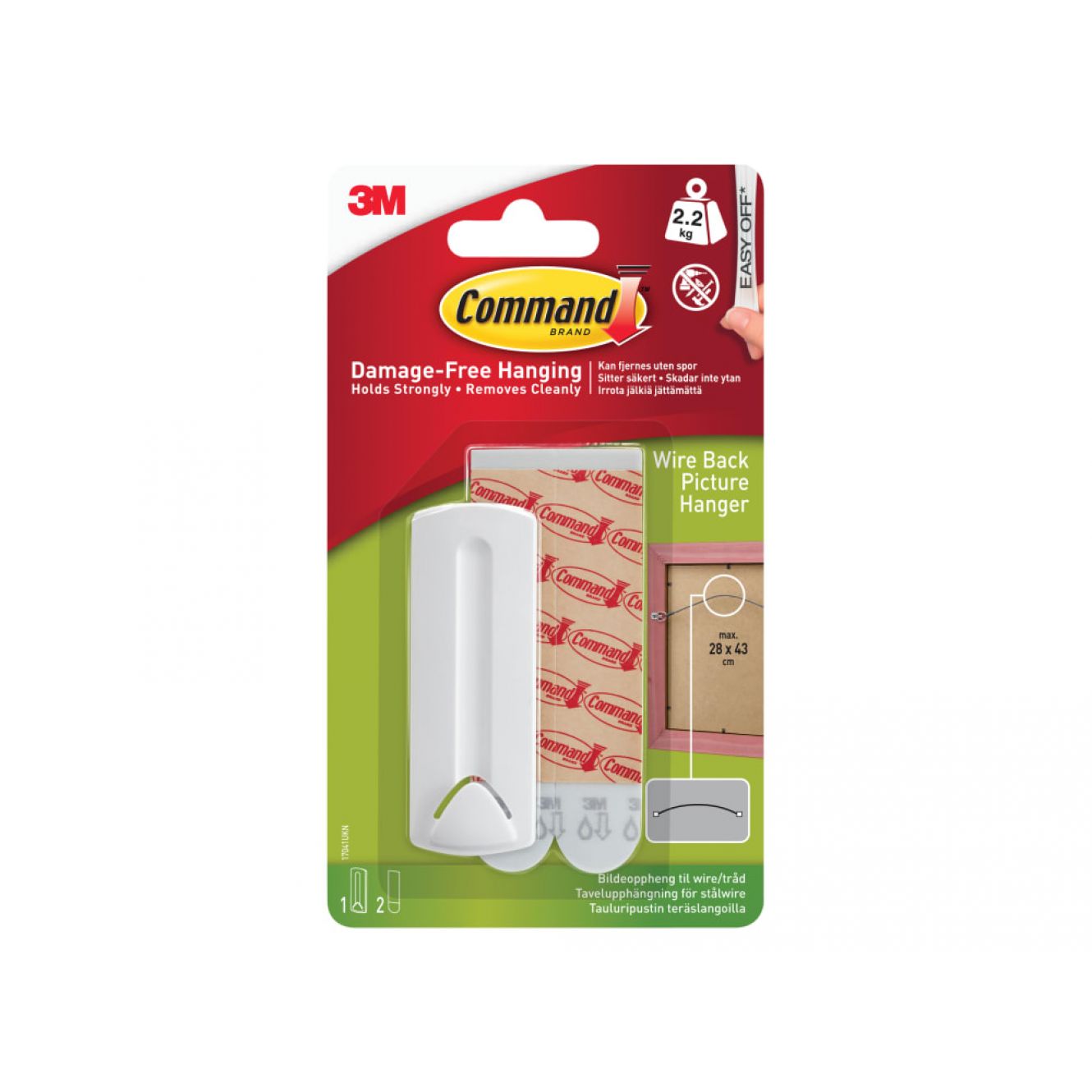 Wire-Backed Picture Hanger COM17041