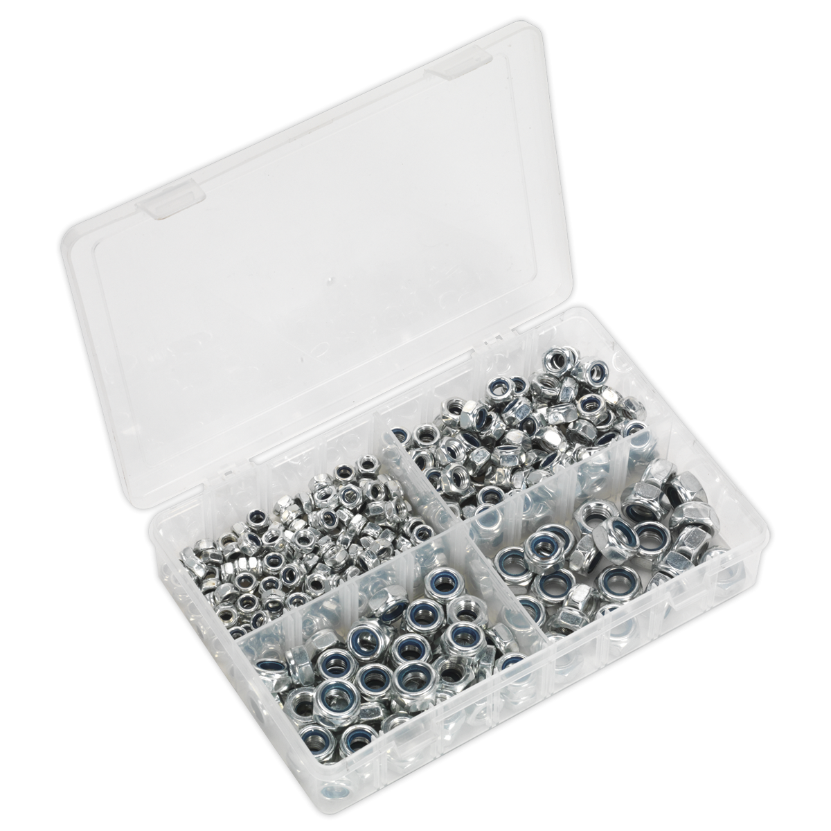 Nylon Locknut Assortment 300pc M6-M12 Metric AB032LN