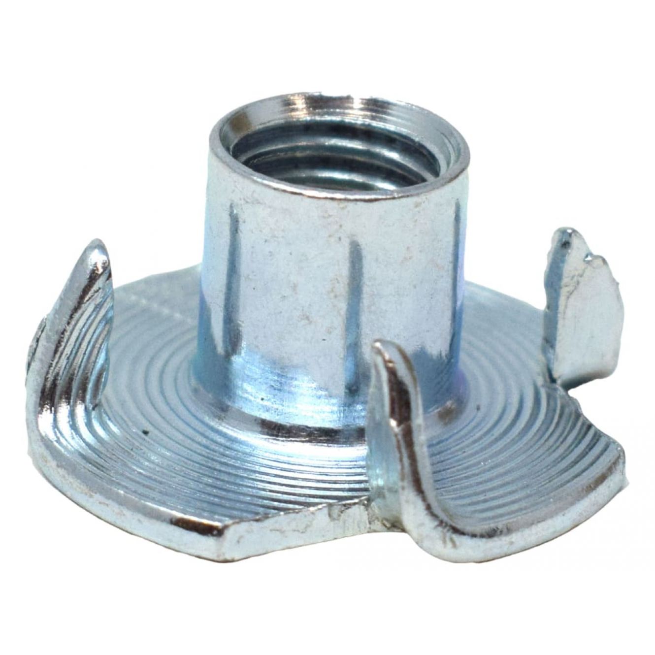 Pronged Tee Nut, Zinc Plated