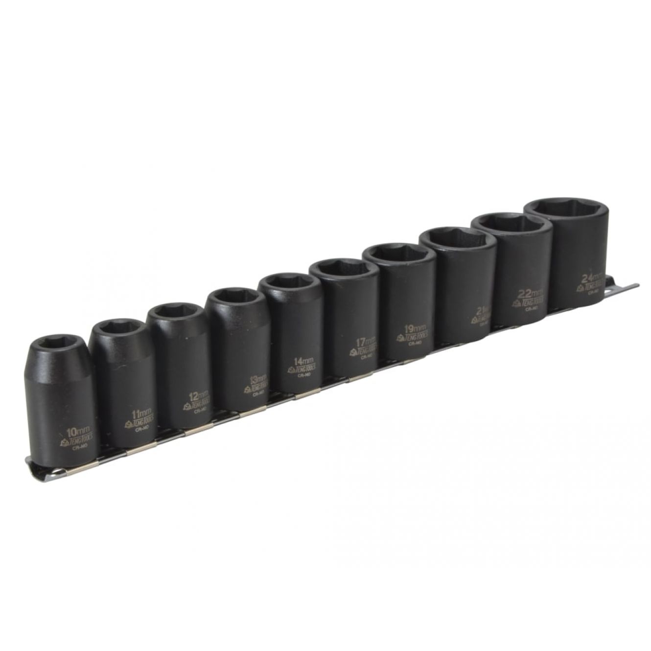 9121 Impact Socket Set of 10 Metric 1/2in Drive TEN9121