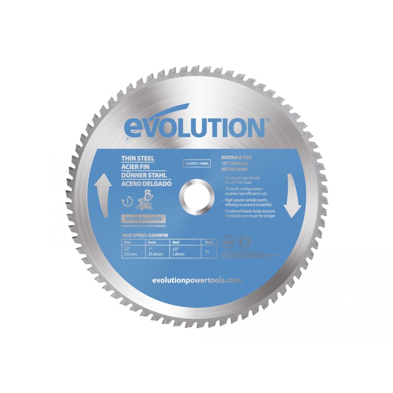 Thin Steel Cutting Mitre Saw Blade