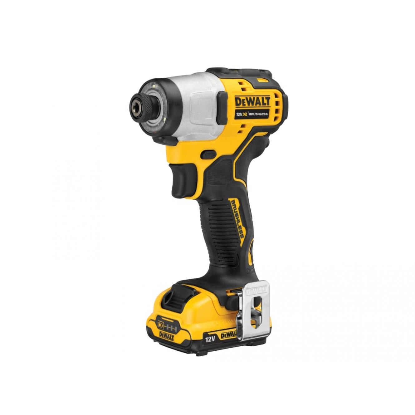 DCF801D2 XR Brushless Sub-Compact Impact Driver 12V 2 x 2.0Ah Li-ion DEWDCF801D2
