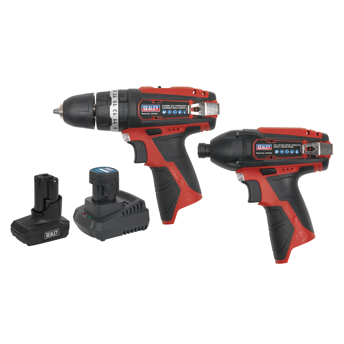 2 x 12V SV12 Series Cordless Power Tool Combo Kit CP1200COMBO6
