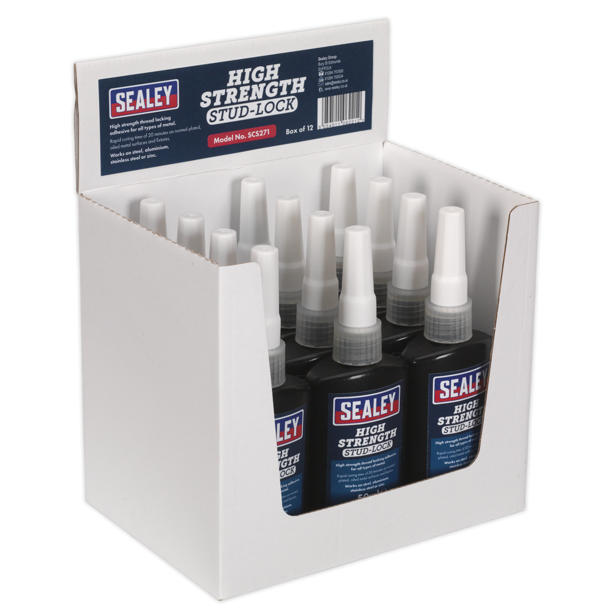 Stud Lock High Strength 50ml Pack of 12 SCS271