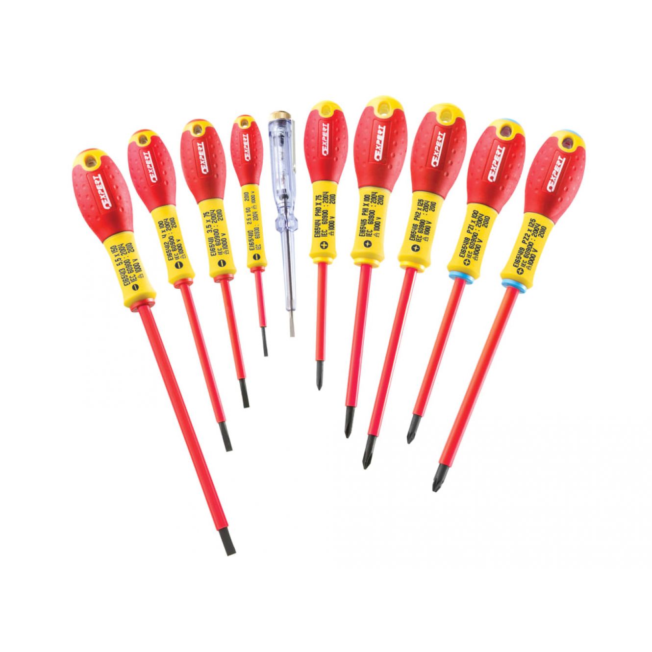 E160912 Insulated Screwdriver Set,10 Piece BRIE160912B