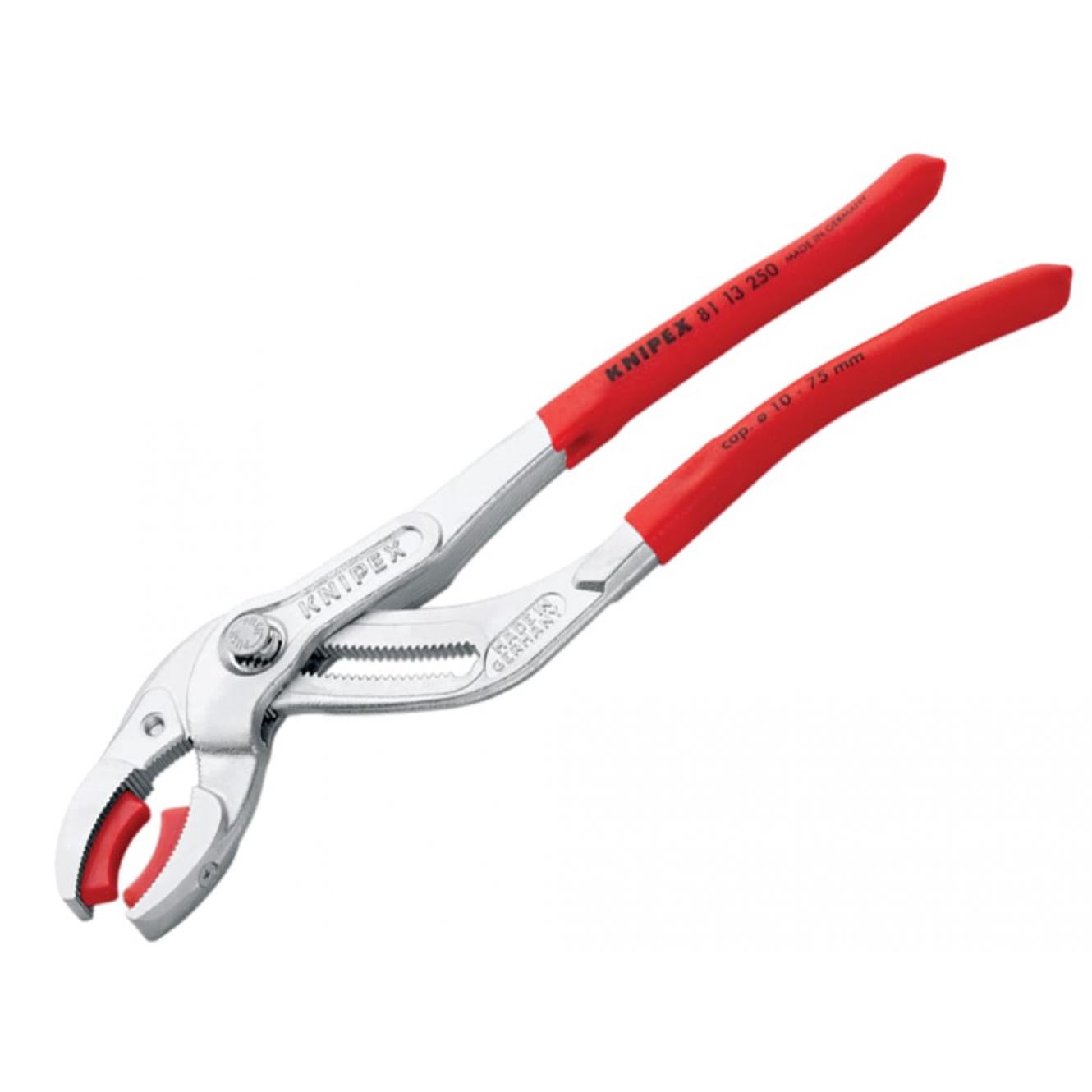 Plastic Pipe Grip Pliers Plastic Jaws 75mm Capacity 250mm