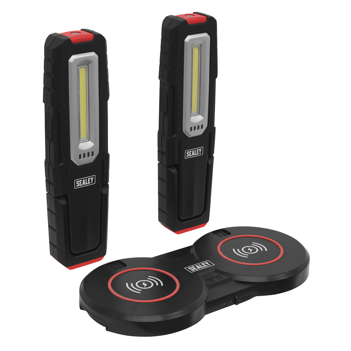 Inspection Light 5W & 1W COB LED (x2) & Double Wireless Charging Base LEDWCBCOMBO5