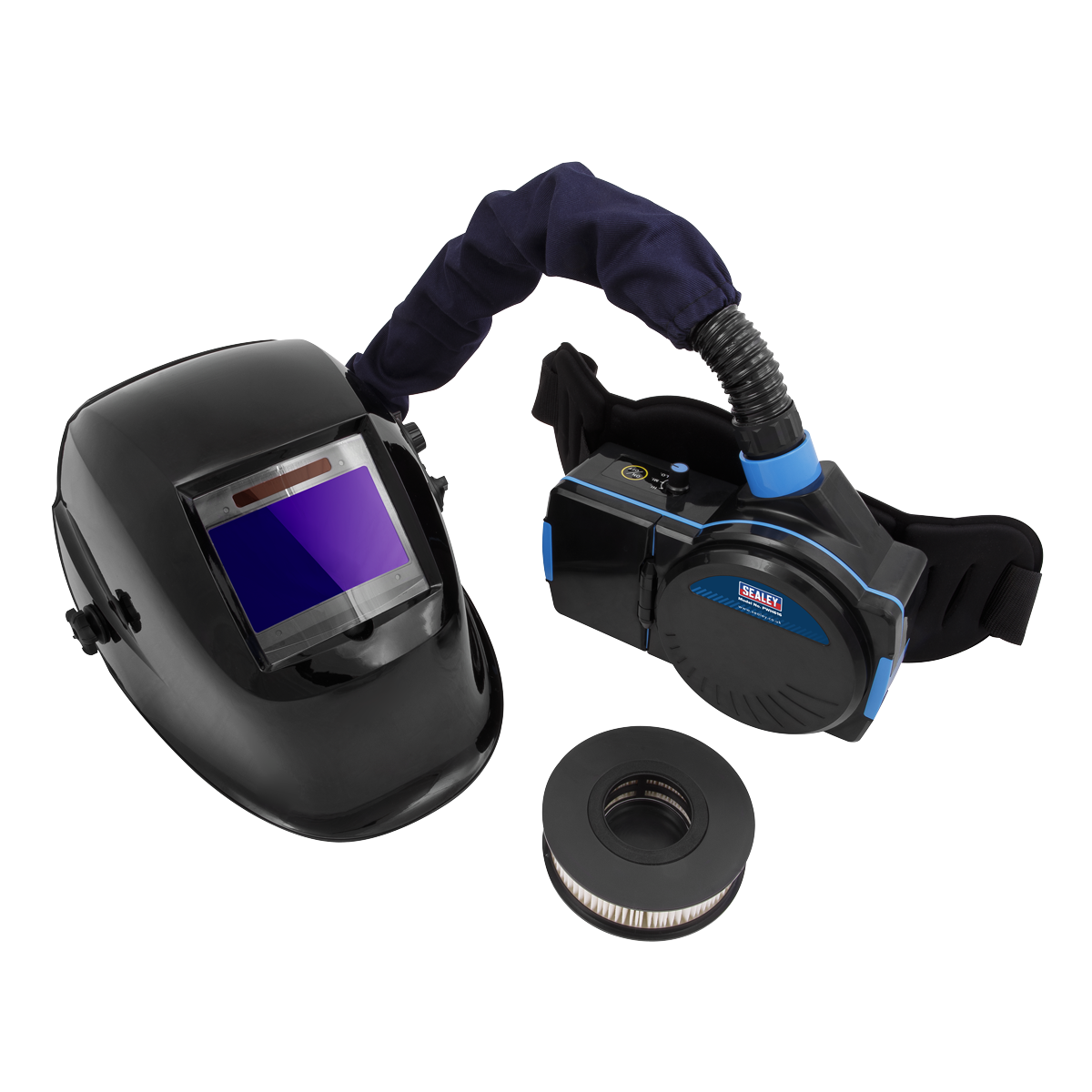 Welding Helmet with TH1 Powered Air Purifying Respirator (PAPR) Auto Darkening PWH616