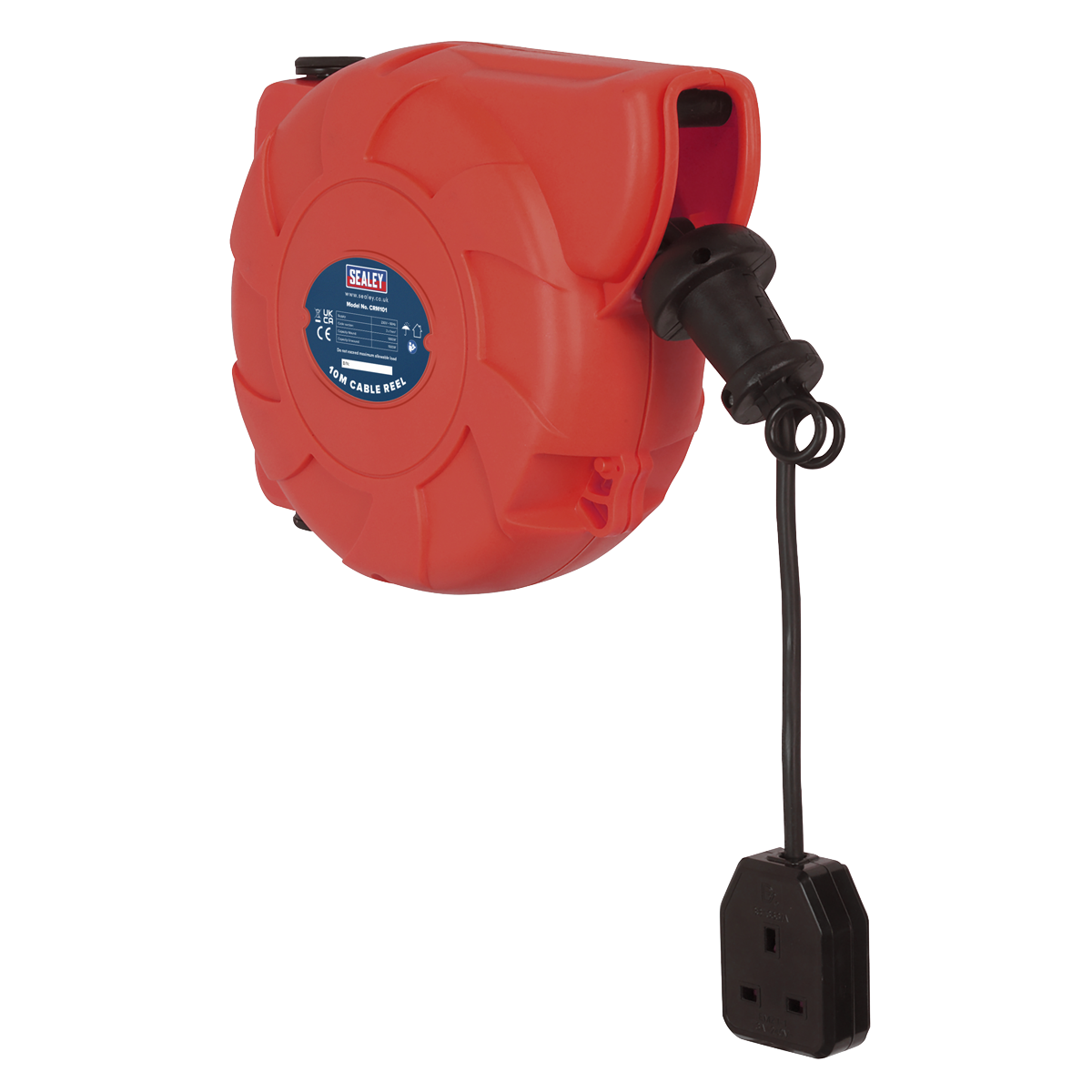 Cable Reel System Retractable 10m 1 x 230V Socket CRM101